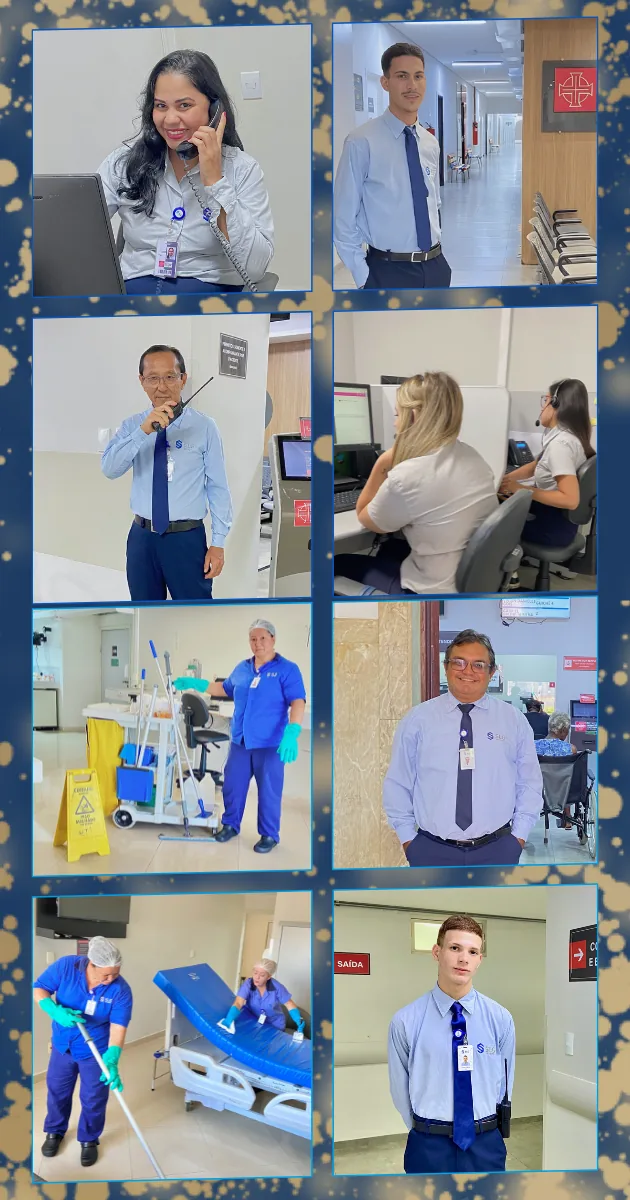 Colaboradores SLG Serviços em atuação